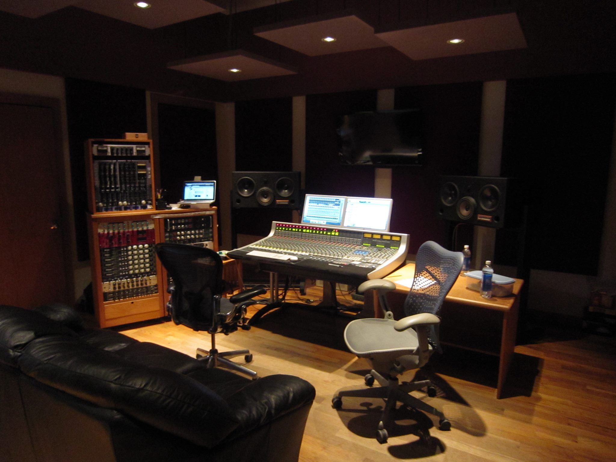 Interior of Wild Sound recording studio.