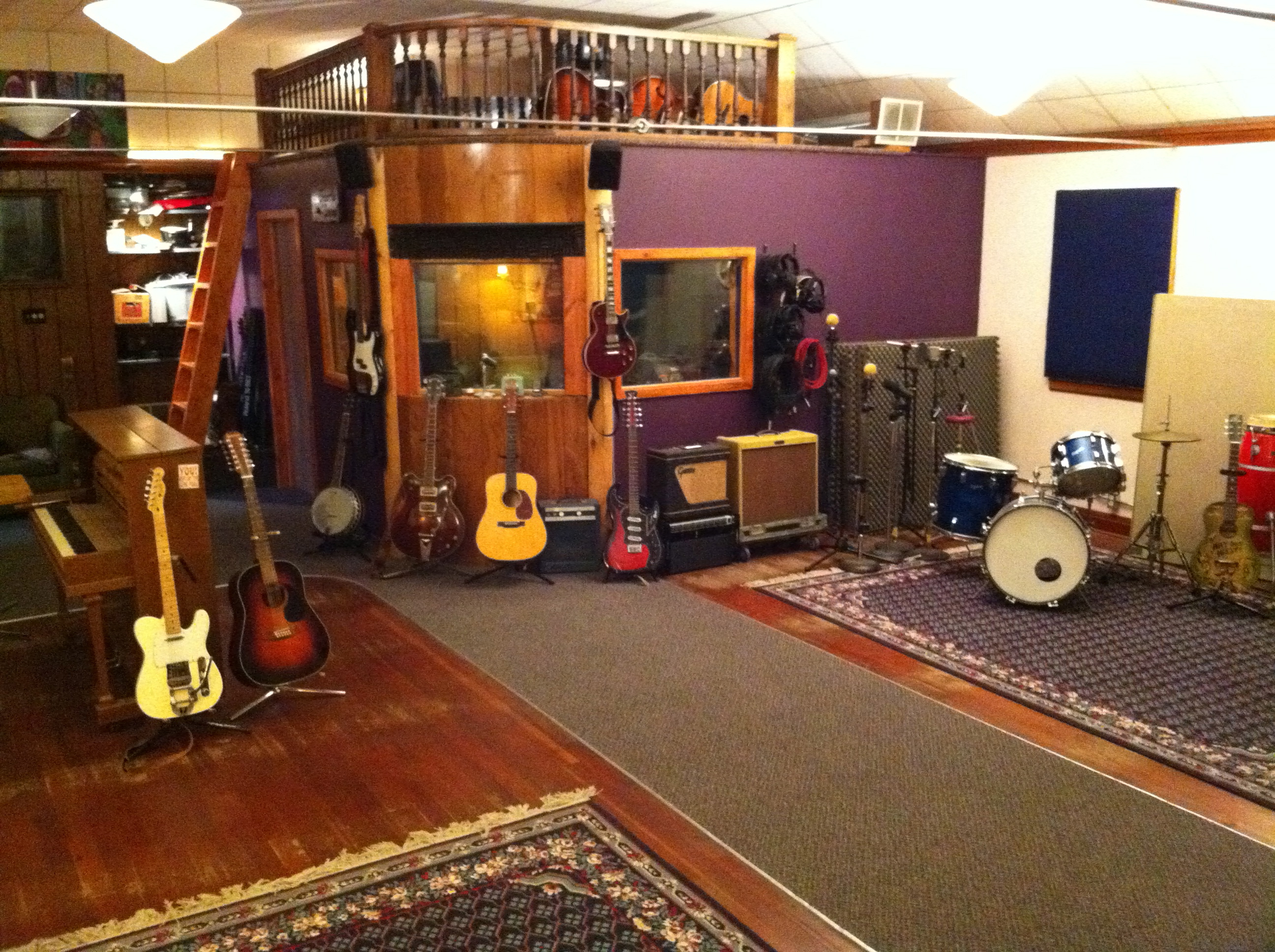 Interior of Sparta Sound recording studio.