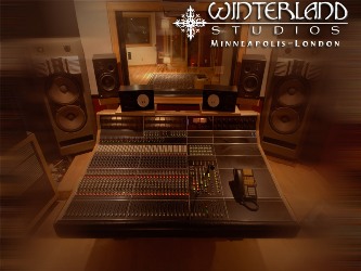 Interior of Winterland recording studio.