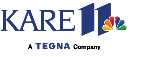 Logo of KARE 11, a Tegna Company