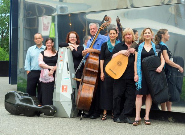 An image of the musicians in Ladyslipper, a fiscally sponsored project of Springboard for the Arts.