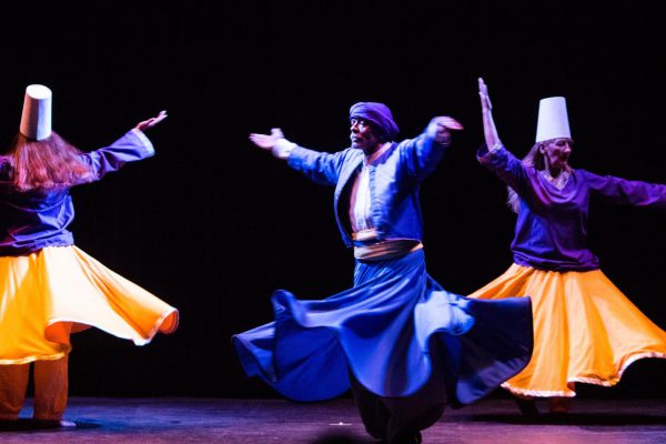 Dancers of Dans Askina, a fiscally sponsored project of Springboard for the Arts, performing
