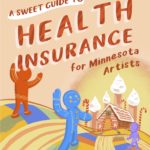 Cover of Sprinboard's Health Insurance Guide with Gingerbread People and a Castle on It