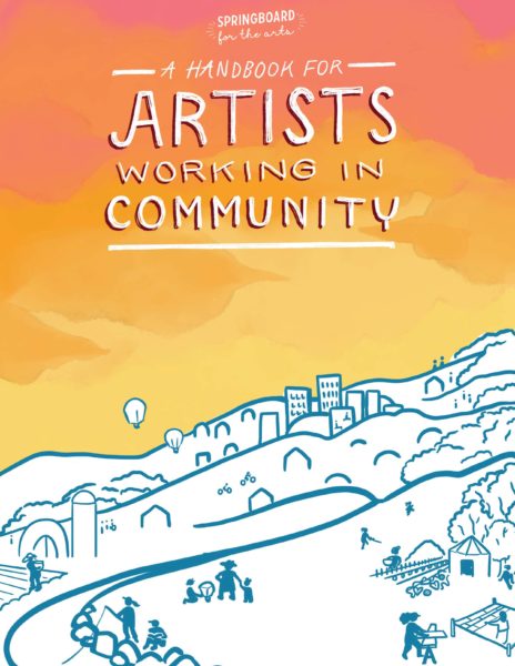 Handbook for Artists Working in Community cover
