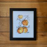 Precious Persimmons framed print