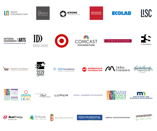 Springboard for the Arts, Funders and Sponsors, 2022