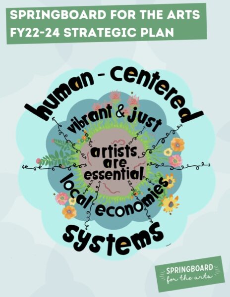 Springboard for the Arts Strategic Plan Cover