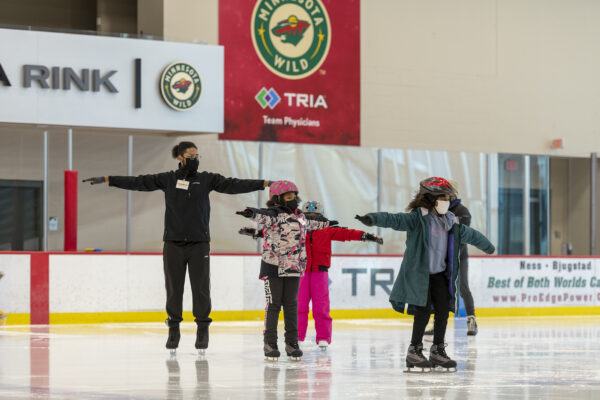 a photo of "Learn to Skate" lessons by Brownbody, photo credit Alice Gebura.